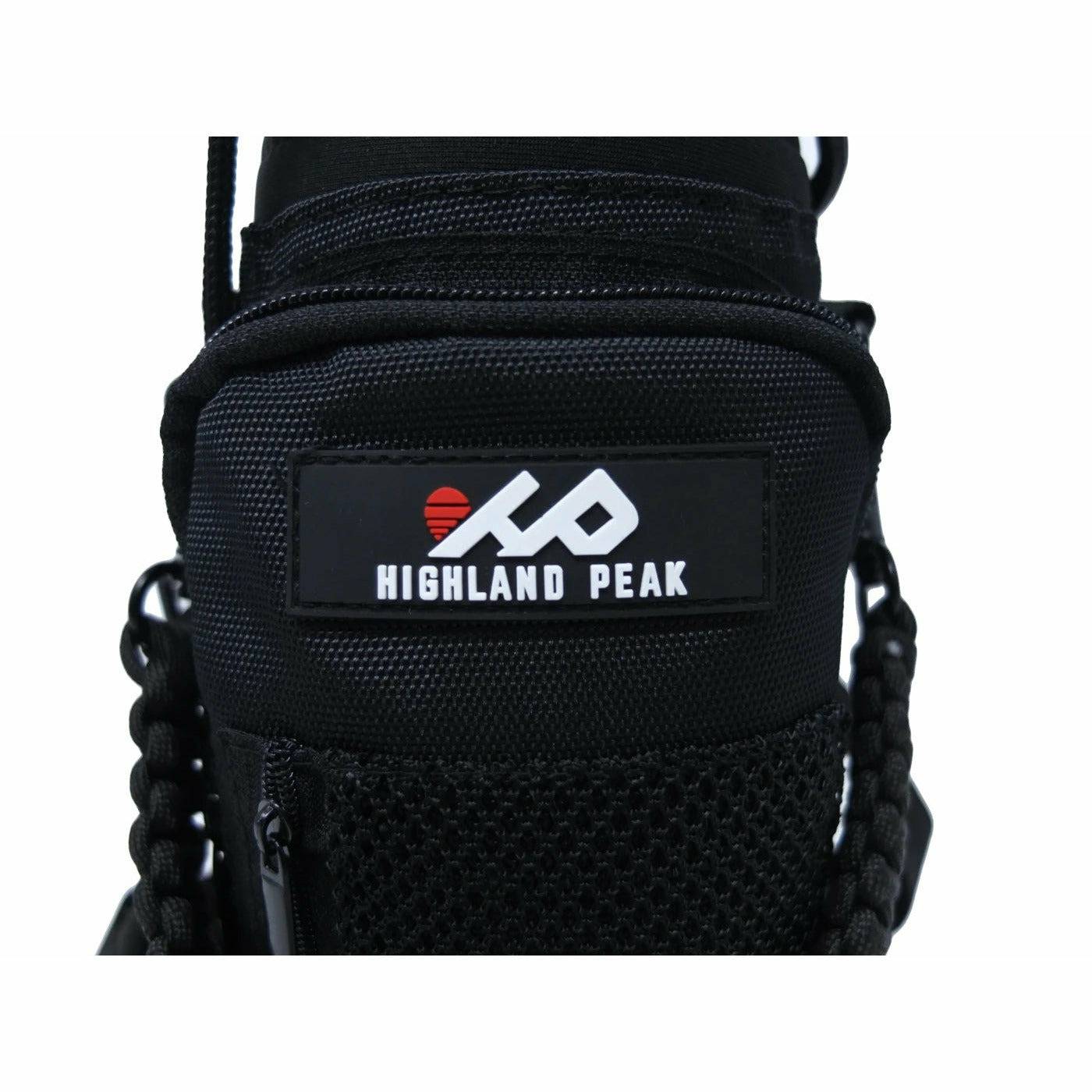 32oz Sleeve/Carrier with Paracord Survival Handle (Black)