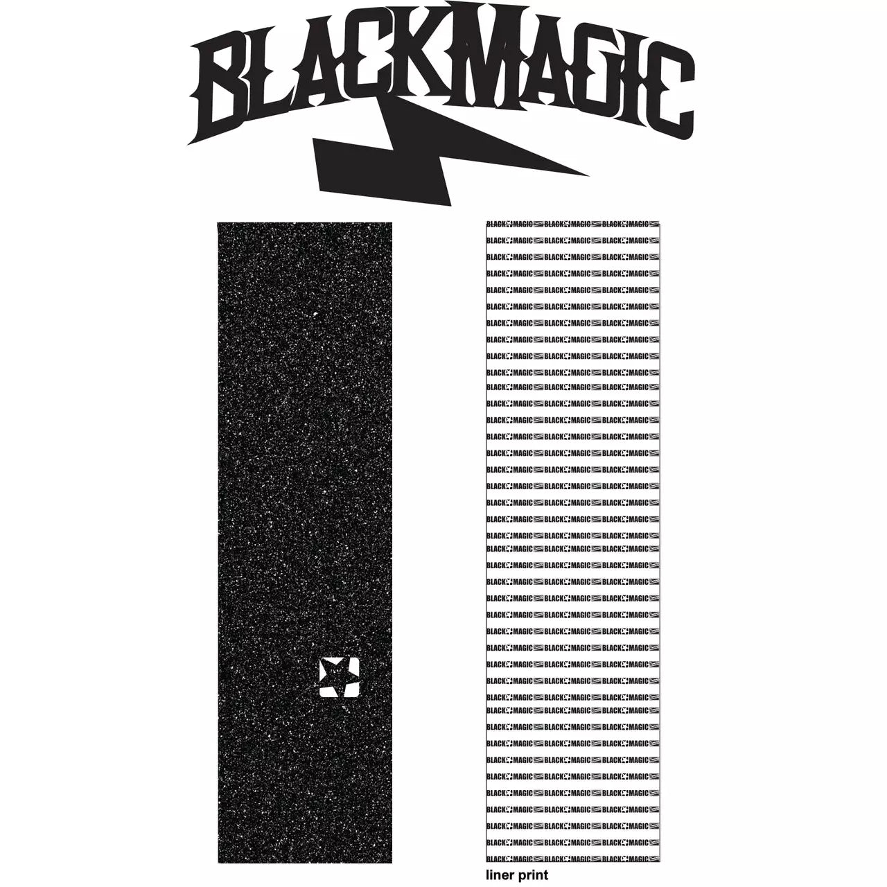Black Magic DIE-CUT STAR Grip Tape