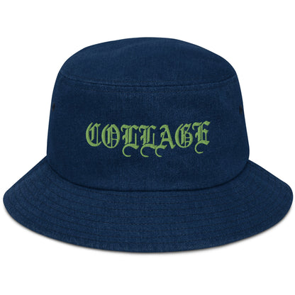 Denim bucket hat